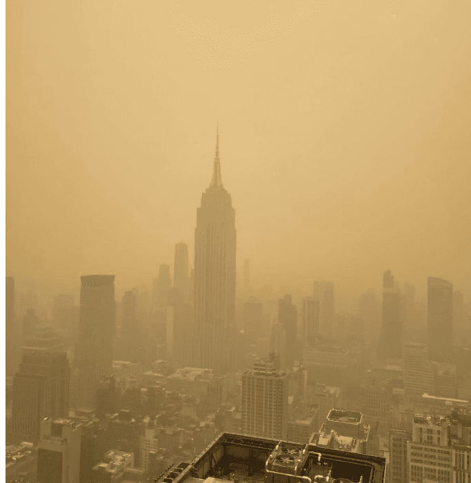 Televidentes de Univision 41 nos compartieron las imágenes de cómo vivieron el miércoles la presencia del humo en su comunidad.