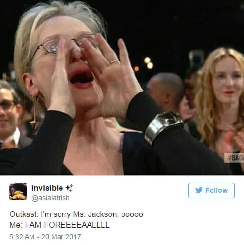 Con el clásico de Outkast