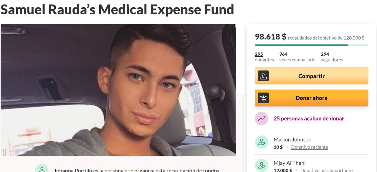 La cuenta que existe en la plataforma no fue abierta por la empresaria, sino que fue creada aparentemente por la familia del maquillista.