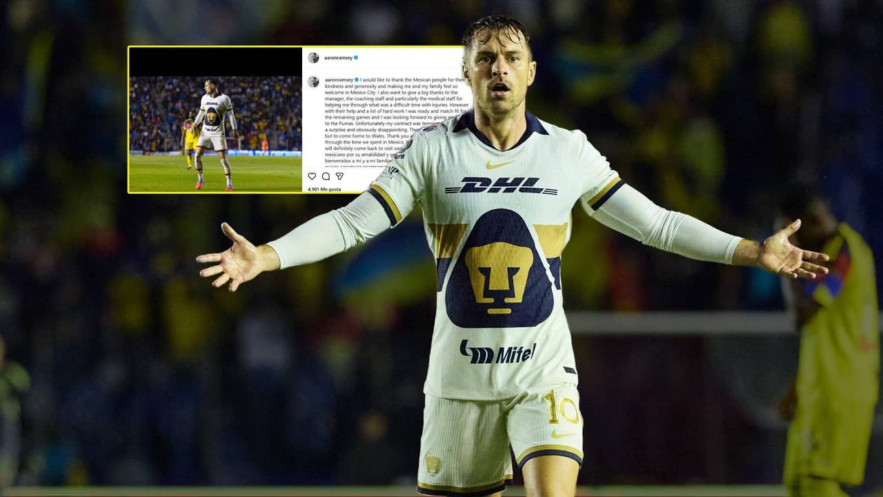 Aaron Ramsey destapa cómo fue su salida de Pumas