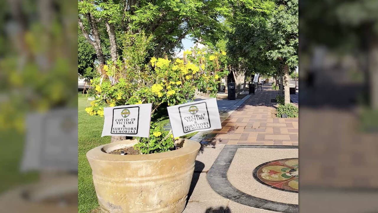 Tolleson colocará banderas en el ‘Paseo de Luces’ para honrar a los sobrevivientes y las víctimas del Covid-19