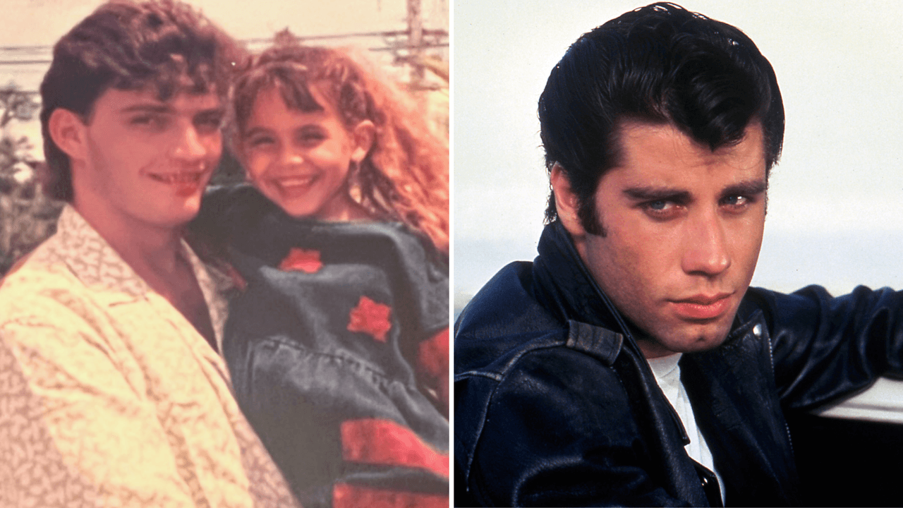 Julián Gil / John Travolta en 'Grease'