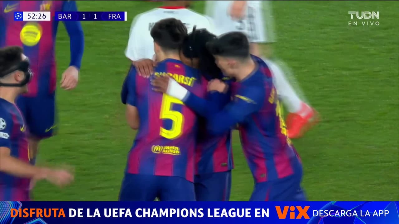 ¡Doblete de Kounde! El Barcelona le da la vuelta al marcador en menos de 5 minutos