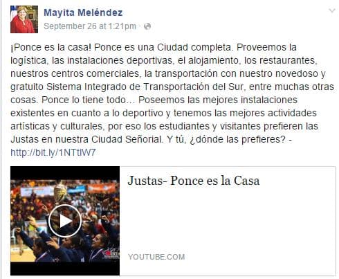 Lamentan cambio de las Justas de Ponce a Mayagüez