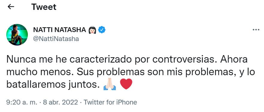 Natti Nattasha desmiente rumores de ruptura con Raphy Pina.