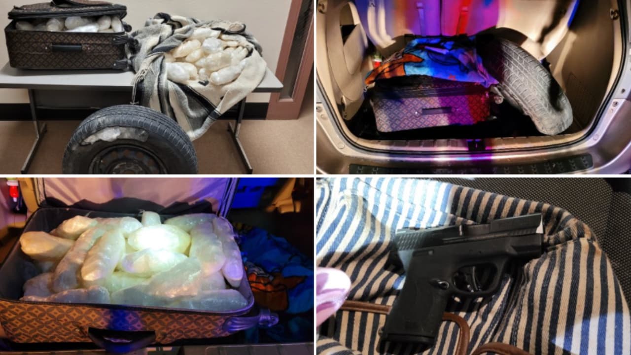 Cuatro niños pequeños viajaban en un automóvil que transportaba 120 libras de metanfetamina: Patrulla Fronteriza 