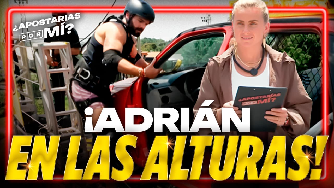 Adrián domina rápidamente el desafío en las alturas y logra completarlo en tiempo récord.