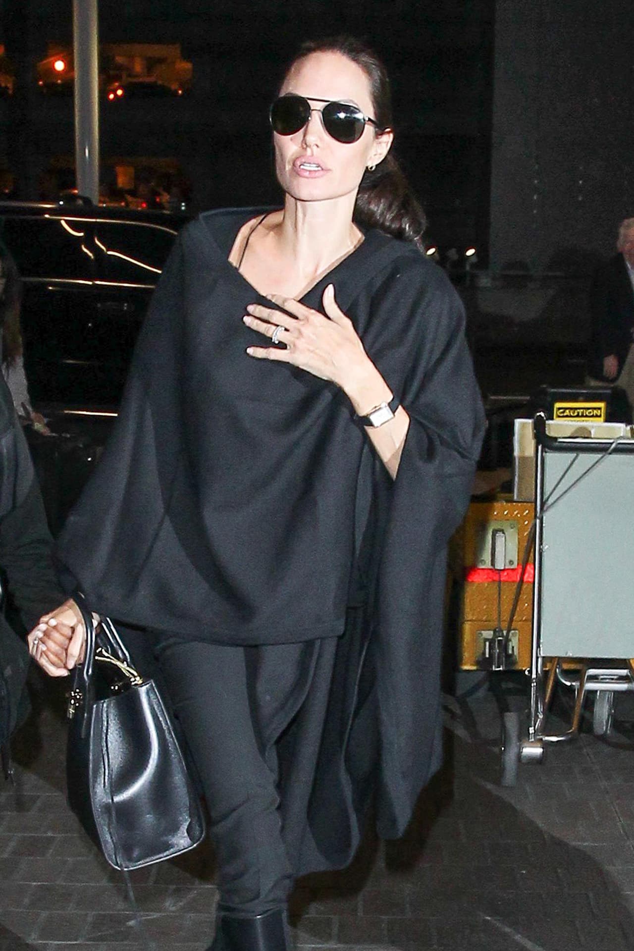 Al parecer llevaban un poco de prisa y la actriz perdió el aliento.