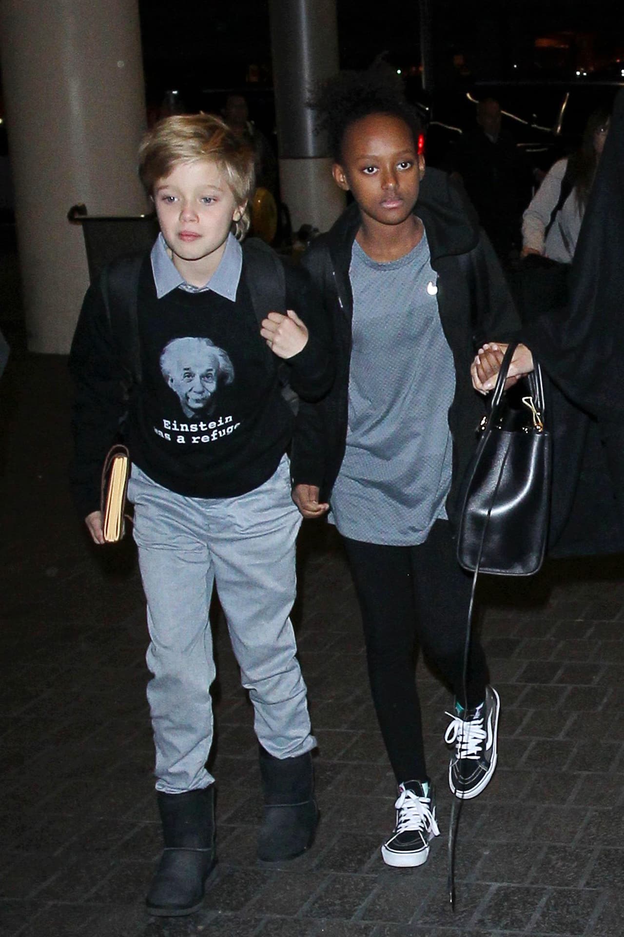 Fue Shiloh quien se robó el todas las miradas.