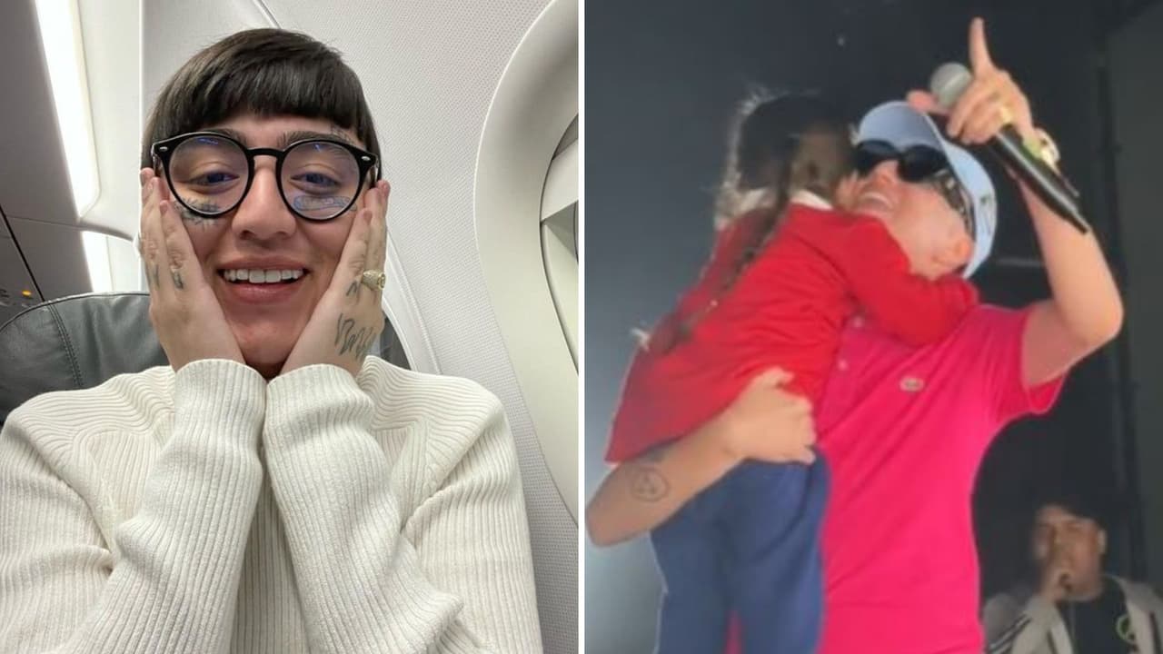 Dani Flow canta canciones explícitas frente a su hija y desata polémica.