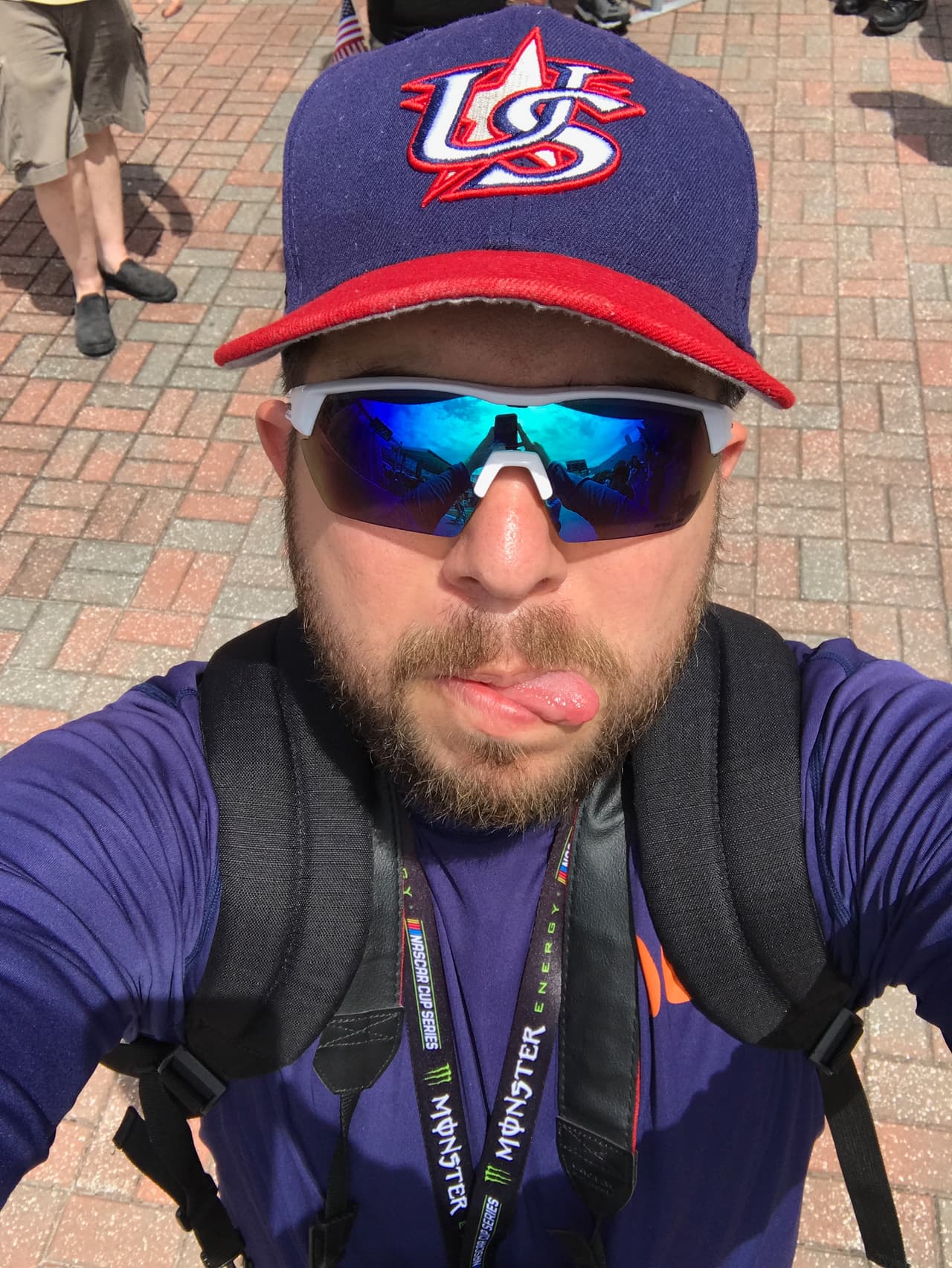 Recien llegados al Daytona International Speedway.