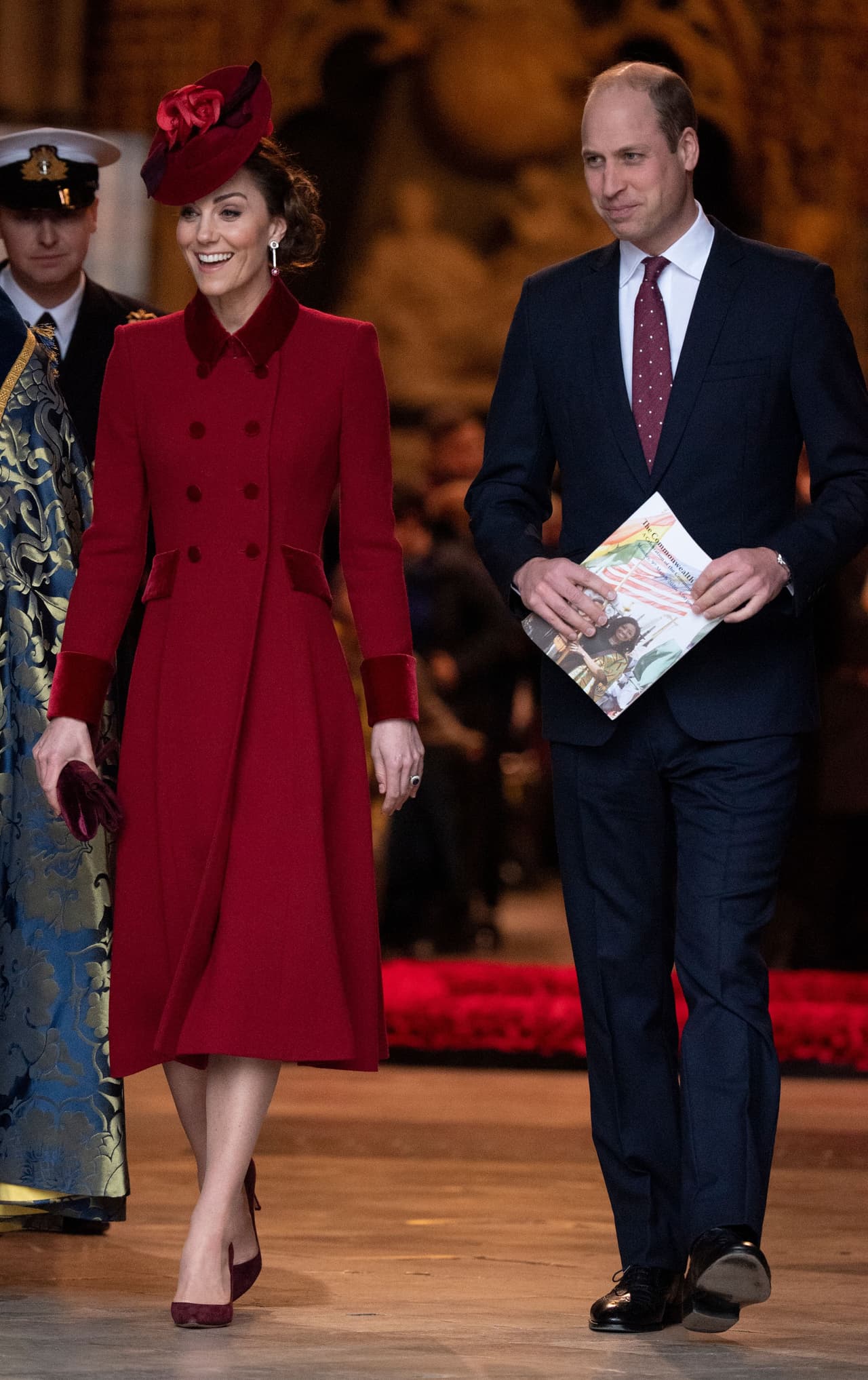 La duquesa de 38 años estuvo acompañada por el príncipe William en todo momento.