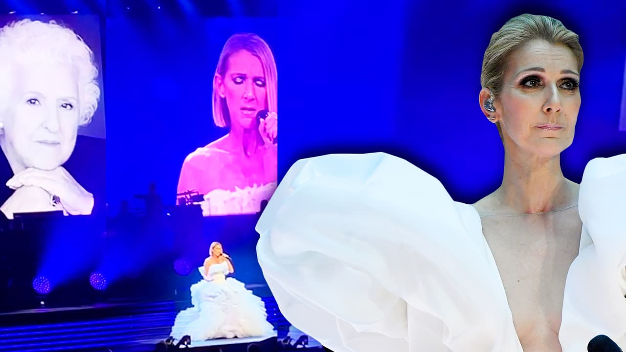 Celine Dion dedica emotivo mensaje a su recién fallecida madre en medio de su concierto en Miami