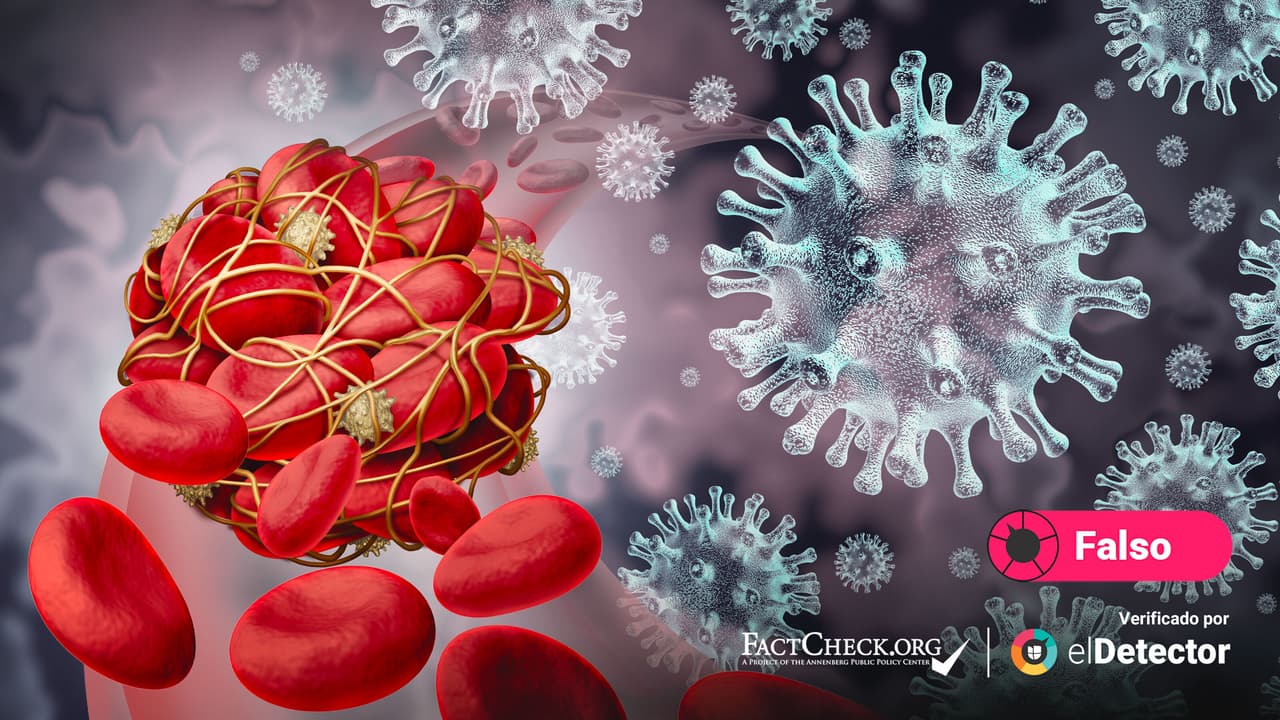 Los CDC estiman que más pacientes necesitarán anticoagulantes, pero NO por la vacuna contra el covid-19 