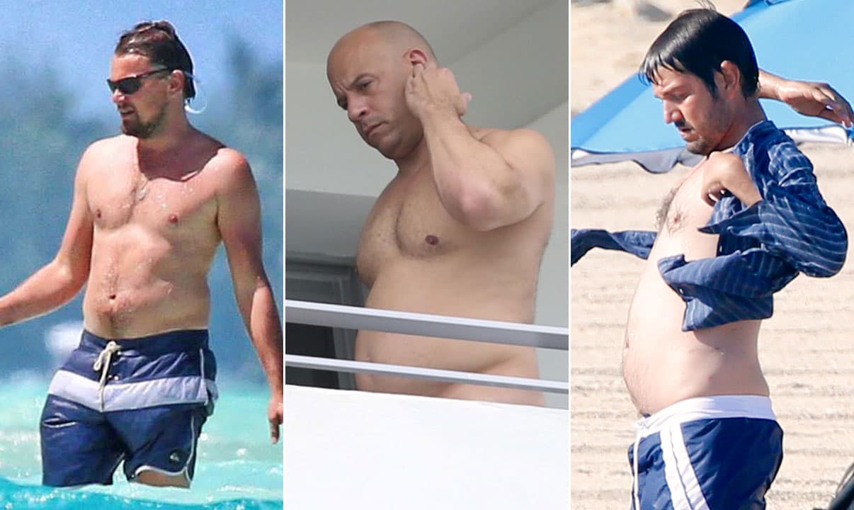 Estos galanes no tienen el cuerpo perfecto, pero siguen causando muchos suspiros.