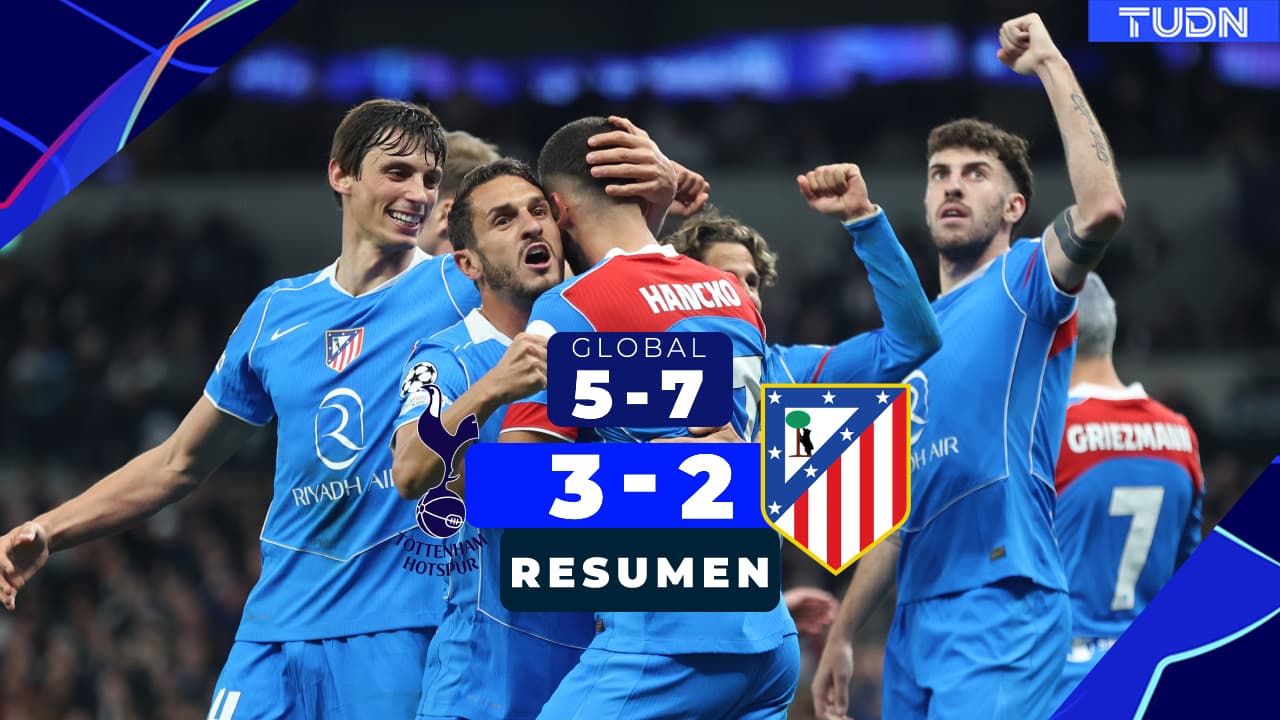 Atlético no se deja sorprender por Tottenham y avanza a Cuartos de Final