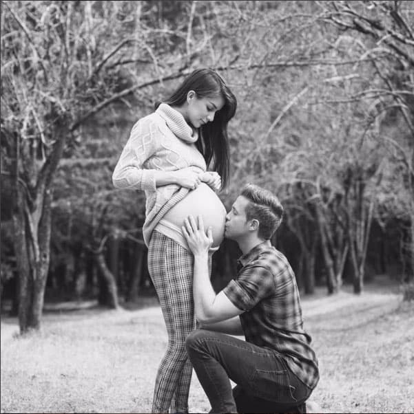 La actriz se embarazó y tuvieron una linda niña.