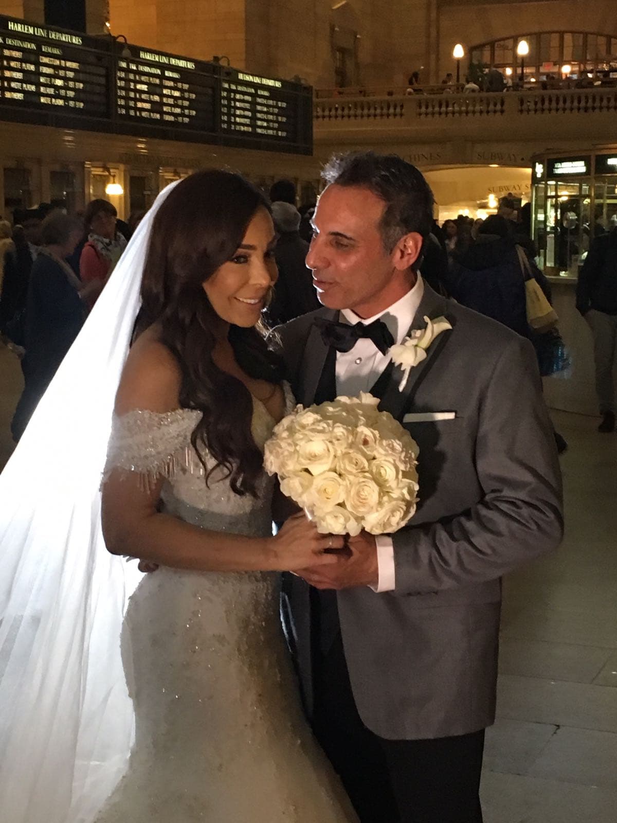 La complicidad de los novios.