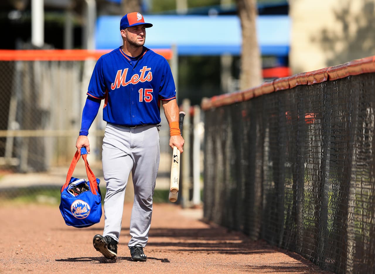 Tebow fue invitado a participar en el Spring Training con el primer equipo.