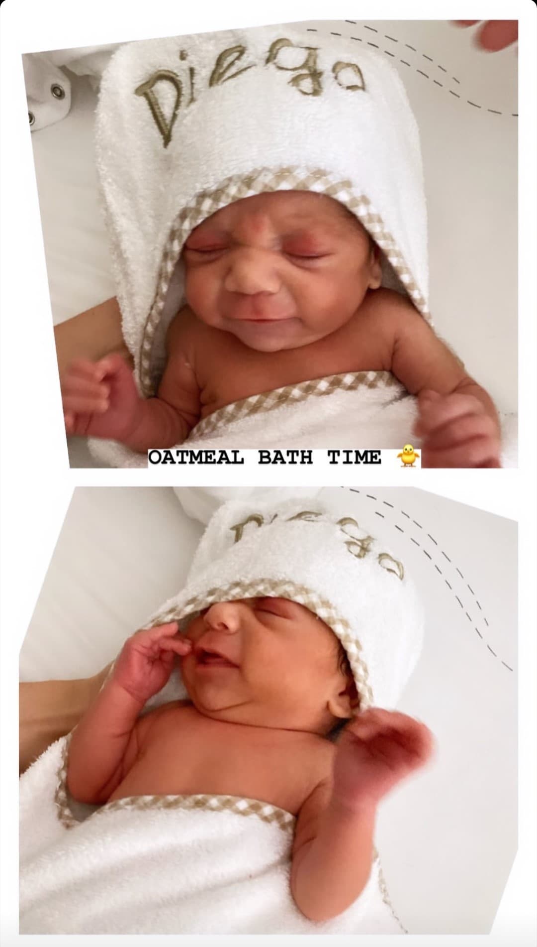 Las imágenes de Diego en redes sociales han arrancado suspiros al por mayor.