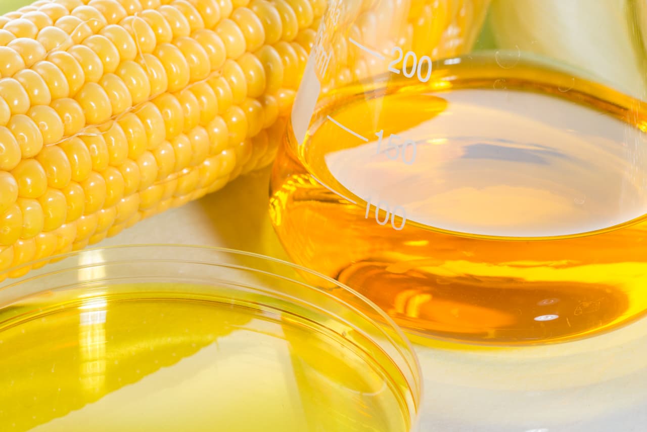 <b>Jarabe de maíz alto en fructosa (<i>high-fructose corn syrup</i>)</b>
<br>Deriva de la maicena y está compuesto de una combinación de fructosa, glucosa y agua. Es el endulzante más utilizado en la producción de alimentos procesados por su bajo costo y su facilidad de manejo.
<br>
<br>Aporte calórico: 286 calorías por cada 100 gramos.