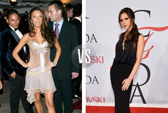 A Victoria Beckham sí que le favorecieron los años. Dio un tremendo cambio.