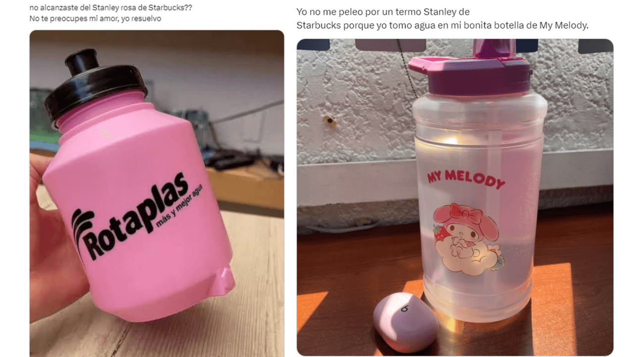 Internautas mexicanos presumen sus vasos ‘superiores’ a los Stanley