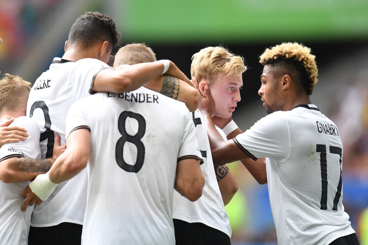 Alemania destroza a Portugal y va a semifinales en el fútbol varonil