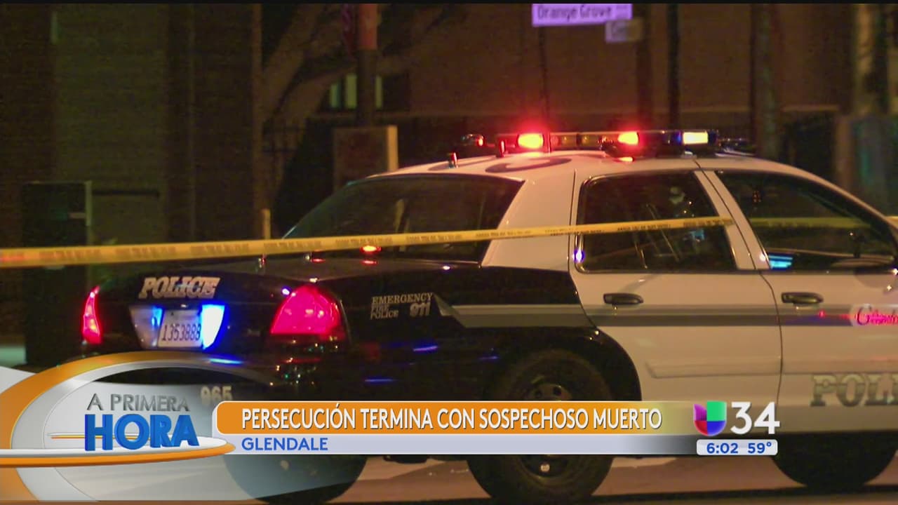 Roba un auto patrulla y fallece en balacera con la policía tras una peligrosa pesecución