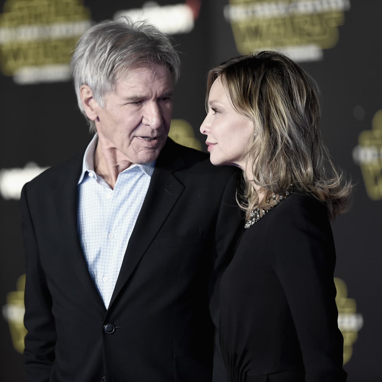 Junto a su esposo, Calista Flockhart.