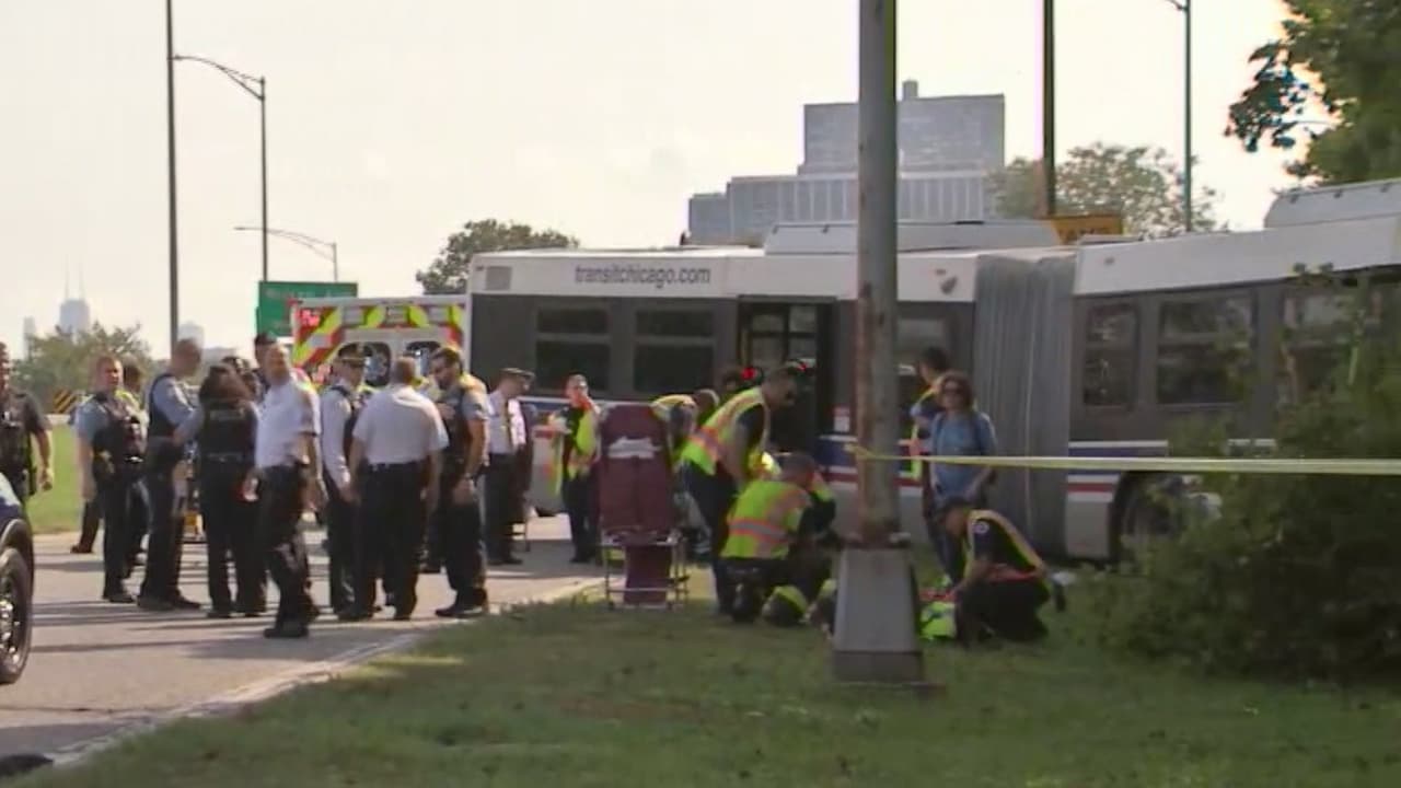 El accidente de autobús de la CTA causado tras una emergencia médica del conductor 