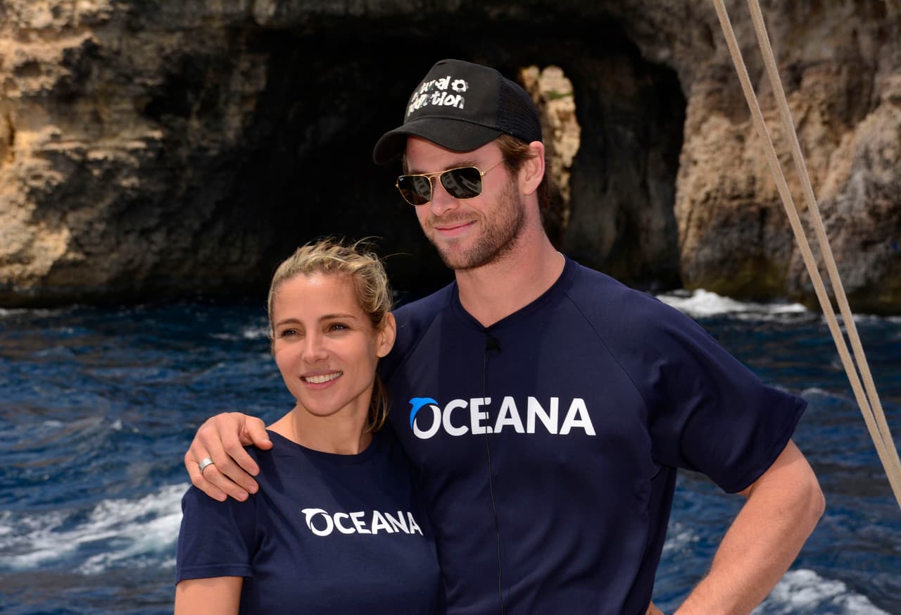 Chris Hemsworth y Elsa Pataky exploraron la costa de Malta.