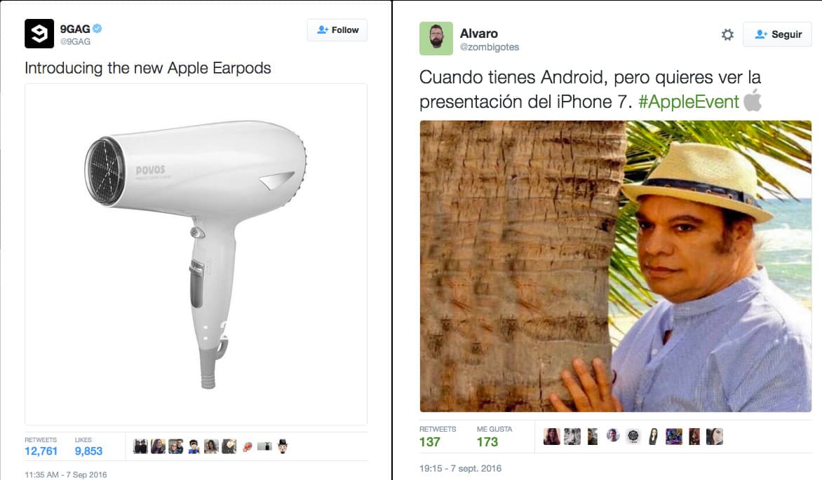 Apple presentó los AirPods e Internet corrió a reírse de ellos