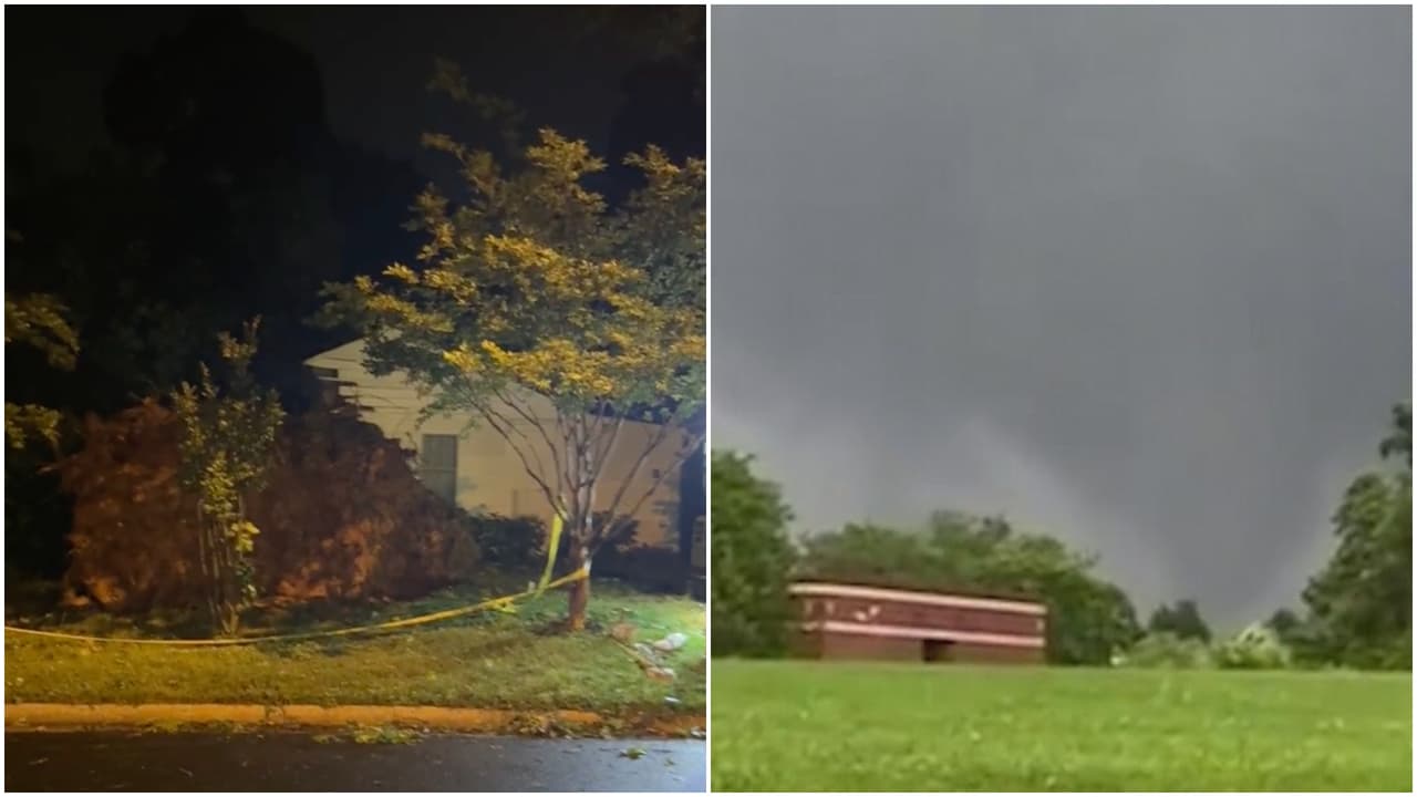 "Fue aterrador": Varios tornados dejan daños y por lo menos cinco lesionados en Gaithersburg