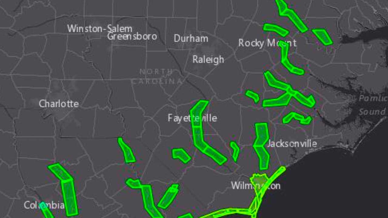 Fuertes vientos y avisos de inundaciones, este es el pronóstico del tiempo para esta semana en Carolina del Norte