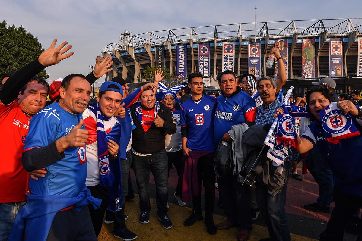En el Estadio Azteca se vive la Final del Apertura 2018 entre Cruz Azul y América.