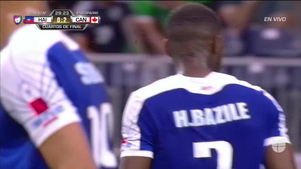 Tiro desviado de Herve Bazile