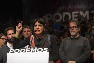 Teresa Rodríguez, candidata de Podemos por Andalucía.
