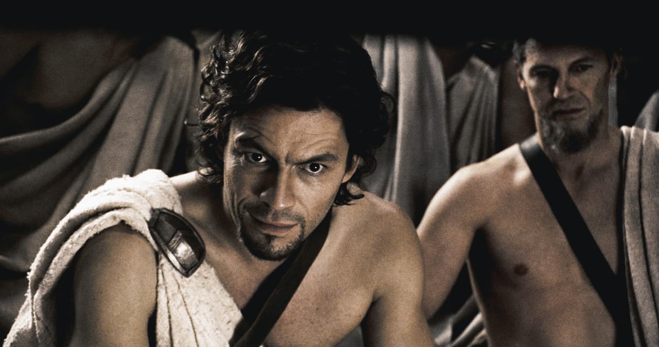 Dominic West como Theron en '300'.