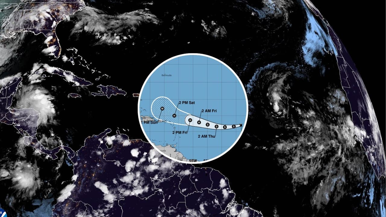 Erin podría llegar como huracán cerca de Puerto Rico este fin de semana, advierte el NHC