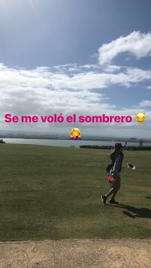 La Flaca compartió con sus seguidores esta divertida anécdota con el viento.
