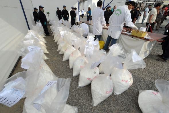 Un 95 por ciento de la cocaína que llega a Estados Unidos, proviene de México.