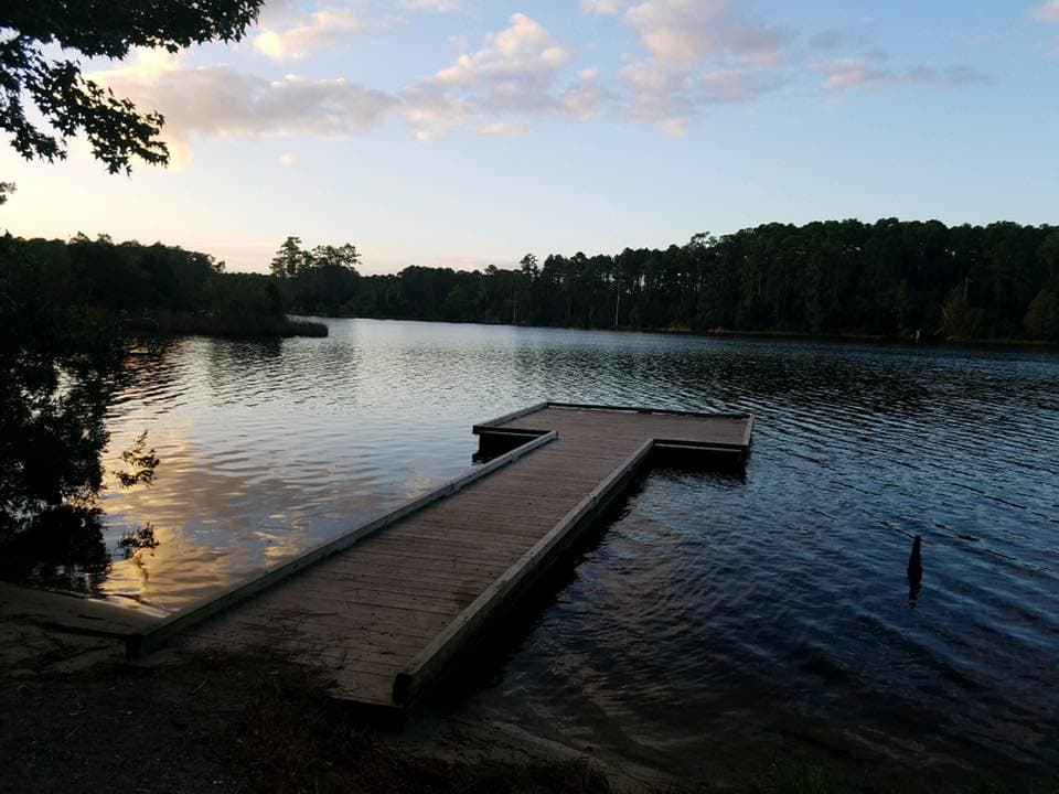 El parque está ubicado en el condado de Beaufort, a 34 millas al sureste de Greenville.
