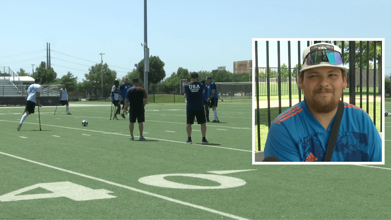 Travis Oliva perdió su brazo en 2007. Ahora es portero de la selección nacional de futbol de amputados