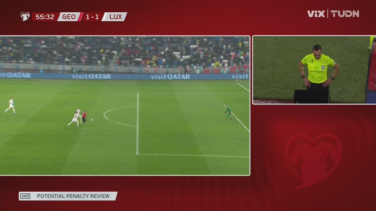¡Insólito! Luxemburgo anota y lo anulan minutos después por posible penal