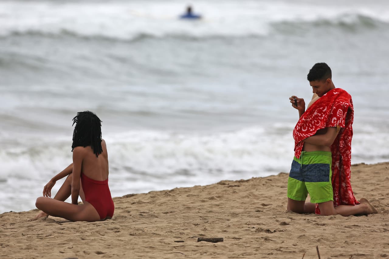 Willow presumiendo sus dotes de modelo con su nuevo amor.