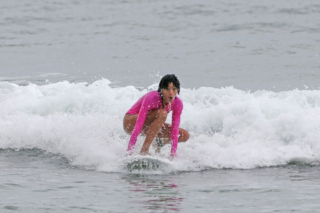 Se veía un poco asustada pero emocionada.