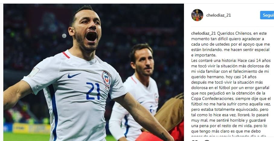 Se disculpó por su costoso error ante Alemania y los chilenos lo apoyaron