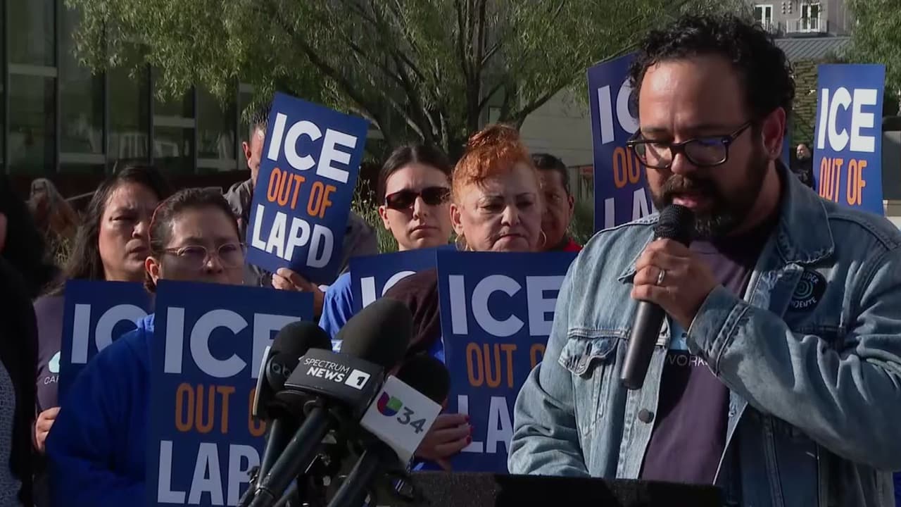 ¿Debe LAPD colaborar con ICE? Coalición santuario exige que no