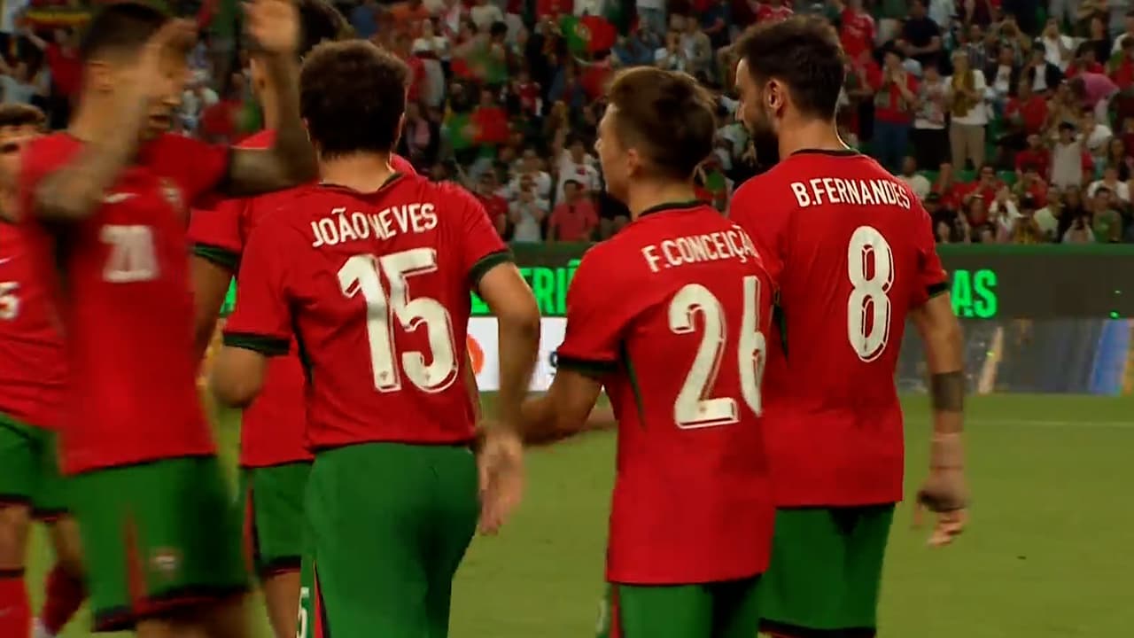 ¡Revive los goles! Portugal golea a Islandia con doblete de Bruno Fernandes